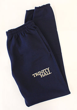 Closed-bottom Navy Sweatpants