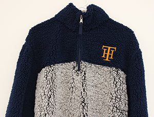 Color Block 1/2 Zip Sherpa