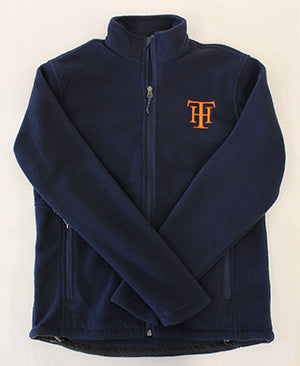 Fleece Full Zip Navy Jacket