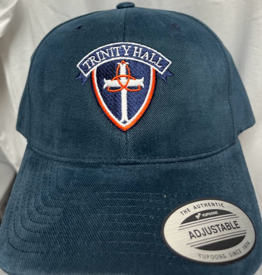 Navy Hat with Trinity Hall Crest