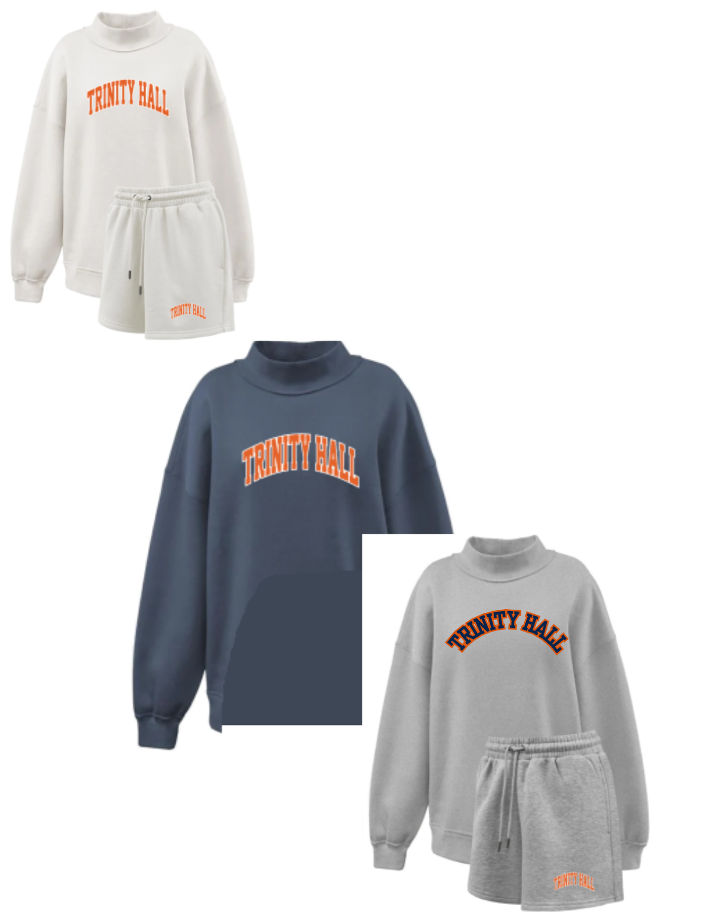 DML x Trinity Hall Mockneck Fleece Sweatshirt